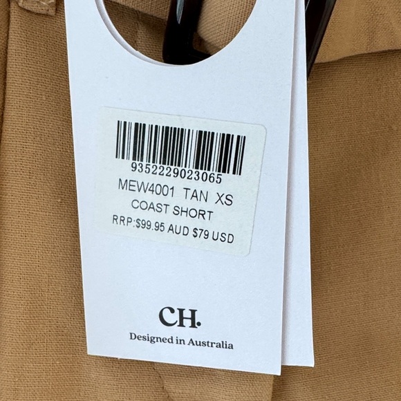 Tan Charlie Holiday High-Waisted Women Shorts - Picture 4 of 4